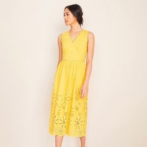 Scalloped Eyelet Flare Dress NWT | size 8